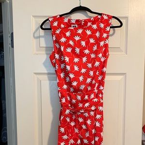 Anne Klein print sleeveless dress